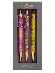 Sara Miller Haveli Garden Ballpoint Pens Set of 3 - Image 1 of 3