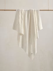 Mamas & Papas Cream Small Knitted Blanket Pointelle - Image 1 of 3