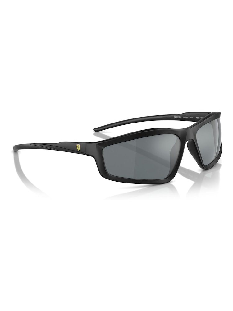 Ferrari Scuderia Fz6007U Irregular Black Sunglasses - Image 1 of 6