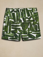 Banana Republic Green Twill Pull On Shorts - Image 4 of 4