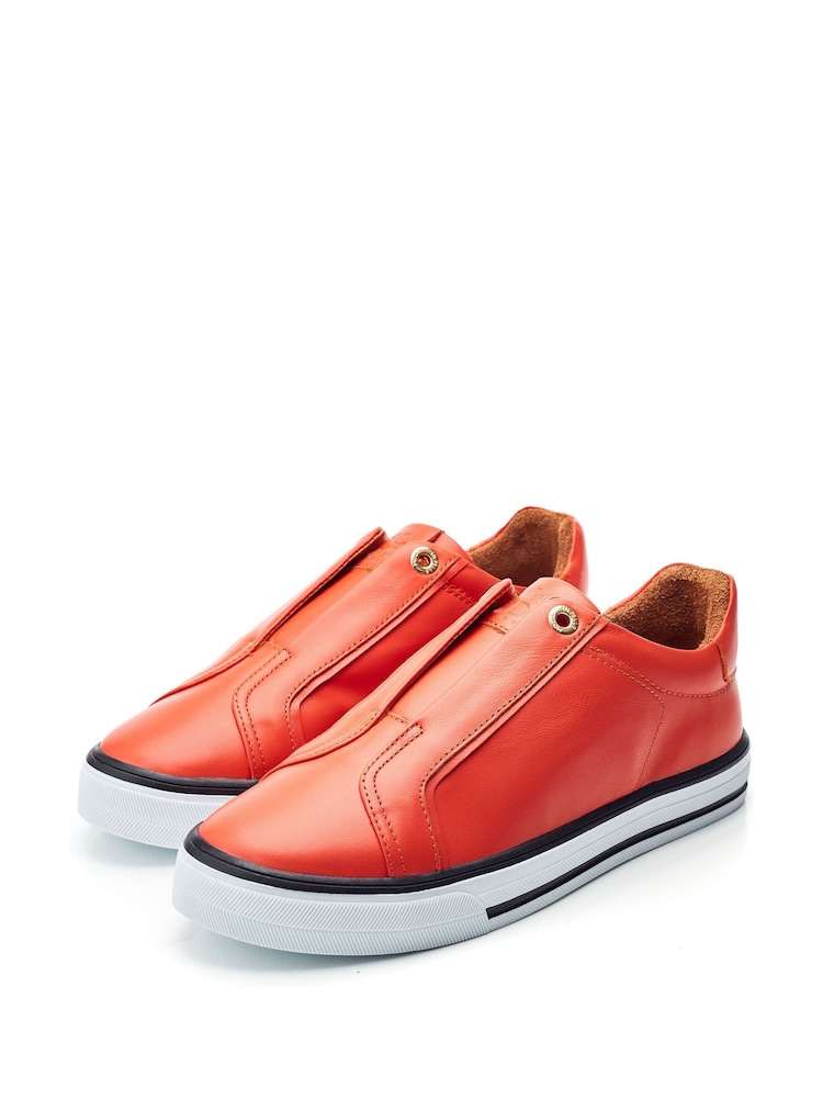 Moda In Pelle Benni Elastic Slip On Foxing Sole Trainers - Image 2 of 4