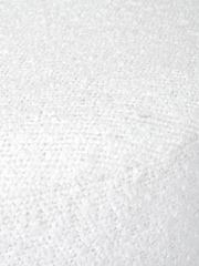 Pacific White Sassari Bouclé Cylinder Pouffe - Image 6 of 6