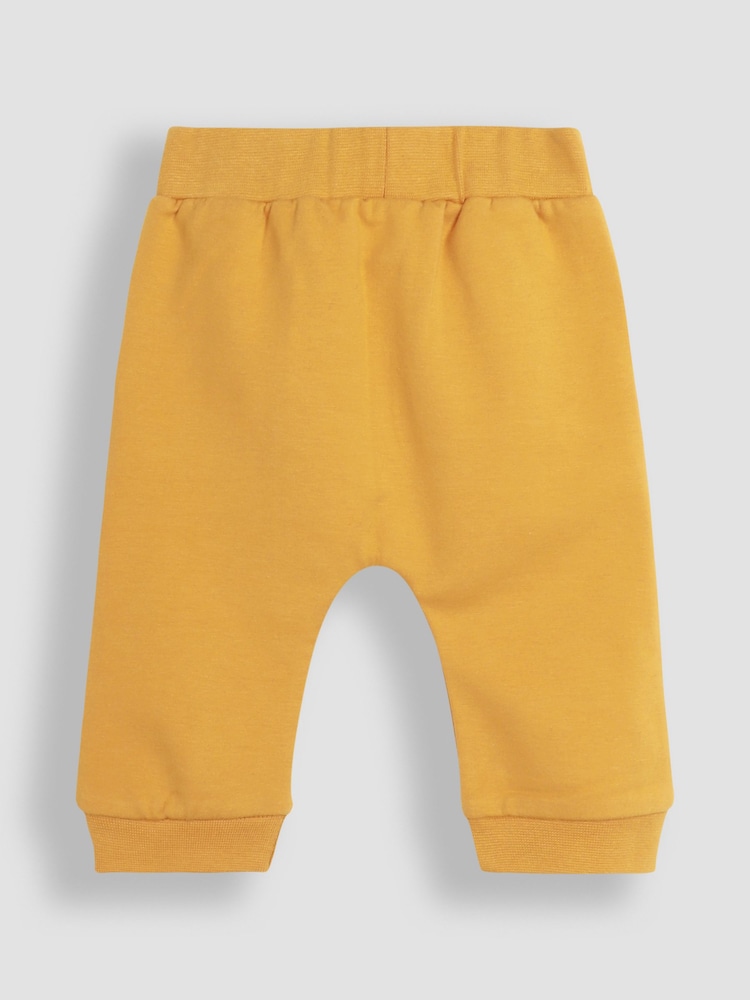 JoJo Maman Bébé Khaki Dinosaur Applique Sweatshirt & Jogger Set - Image 5 of 5