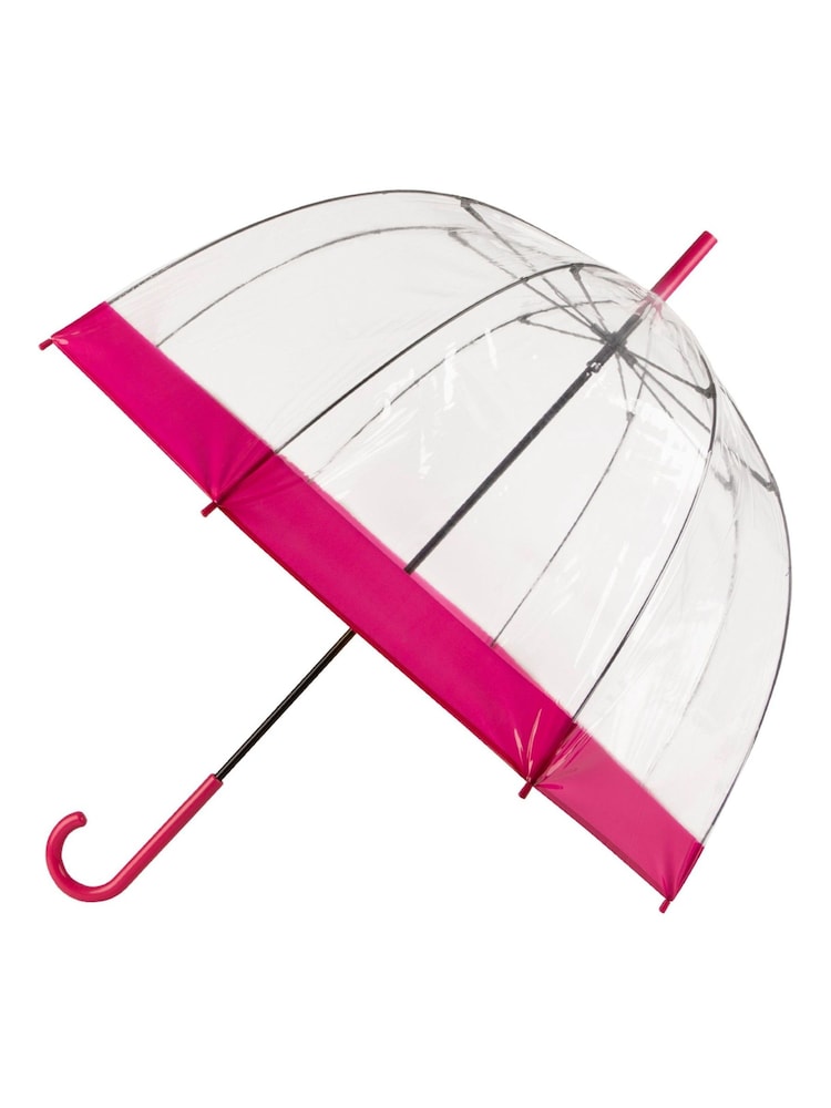 Totes Pink PVC Dome Umbrella - Image 2 of 4