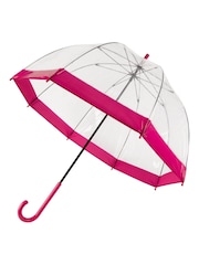 Totes Pink PVC Dome Umbrella - Image 3 of 4