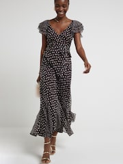 Платье макси в горошек River Island - Изображение 2 из 4