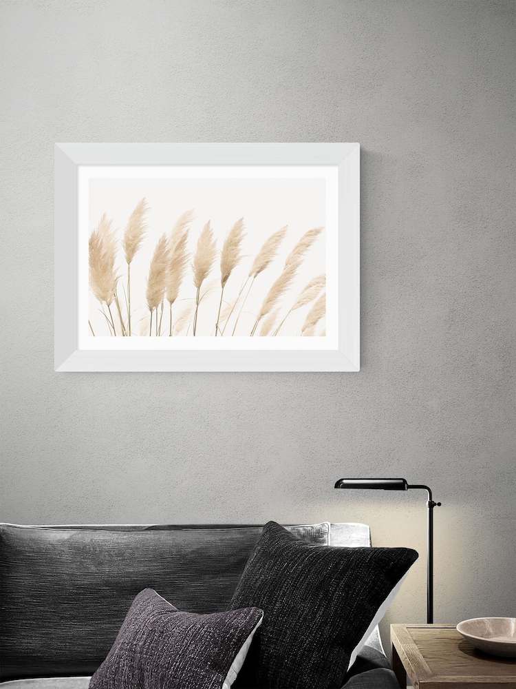 East End Prints White Pampas by Sisi and Seb Framed Art Print - Image 2 of 3