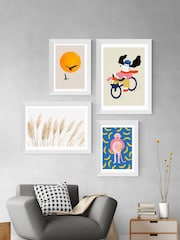 East End Prints White Pampas by Sisi and Seb Framed Art Print - Image 3 of 3