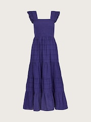 Monsoon Blue Malia Embroidered Dress - Image 5 of 5