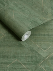 Graham & Brown Emerald Lorenzo Geo 10M Wallpaper - Image 3 of 3