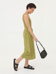 FatFace Aria Green Midi Dress - Image 1 of 5