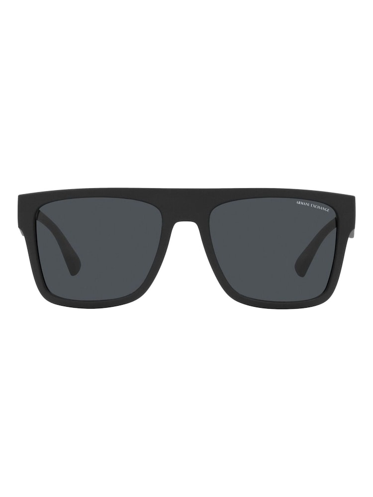 Armani Exchange Ax4113S Rectangle Black Sunglasses - Image 2 of 9