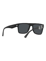 Armani Exchange Ax4113S Rectangle Black Sunglasses - Image 9 of 9