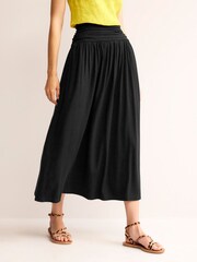 Boden Black Rosaline Jersey Skirt - Image 4 of 5
