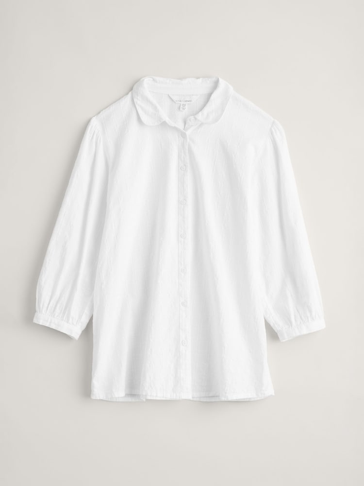 Seasalt Cornwall White Hope Cottage II Blouse - Image 7 of 7 Seasalt Cornwall White Hope Cottage II Blouse - Image 7 of 7