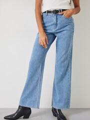 Hush Blue Blake High Waist Flared Jeans - Image 1 of 9