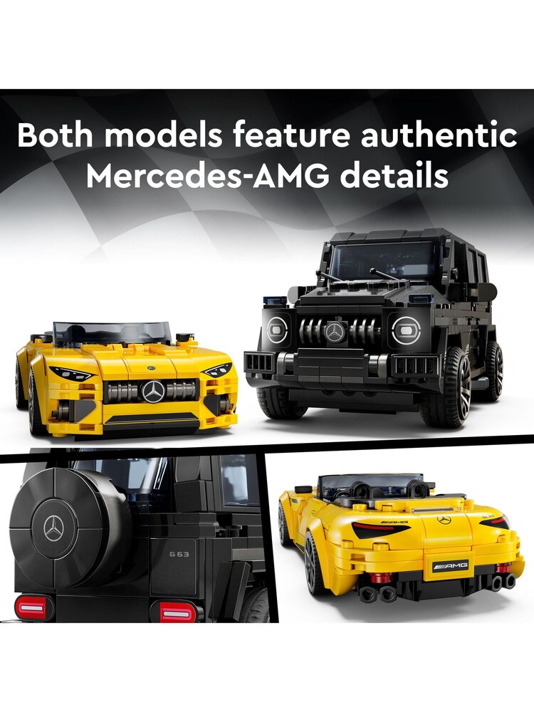 LEGO Speed Champions Mercedes AMG G 63 And Mercedes AMG SL 63 Cars Set - Image 9 of 10