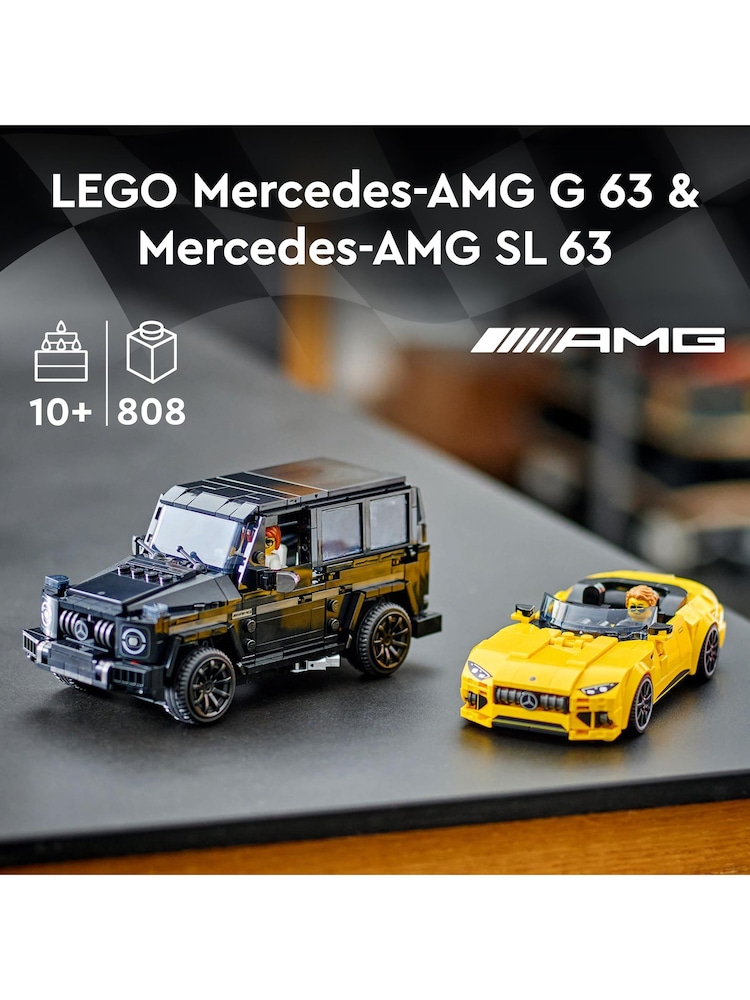 LEGO Speed Champions Mercedes AMG G 63 And Mercedes AMG SL 63 Cars Set - Image 3 of 8