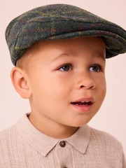 Check Flat Cap (1-16yrs) - Image 1 of 1