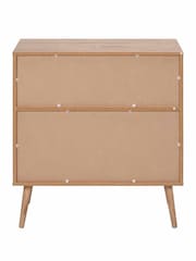 Pacific Natural Larvik Wood 2 Door 2 Shelf Unit - Image 4 of 6