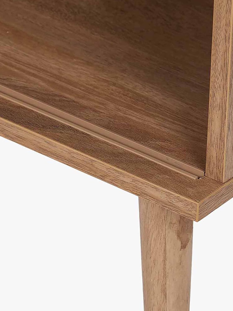 Pacific Natural Larvik Wood 2 Door 2 Shelf Unit - Image 6 of 6