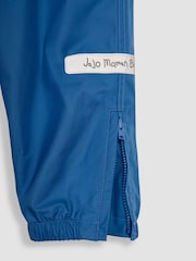 JoJo Maman Bébé Cobalt Blue Pack-Away Waterproof Trousers - Image 3 of 3