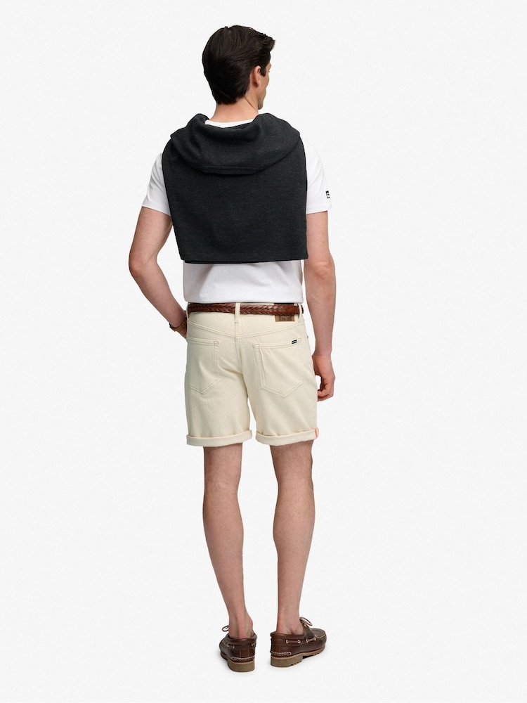 Superdry Natural Vintage Straight Shorts - Image 2 of 5 Superdry Natural Vintage Straight Shorts - Image 2 of 5