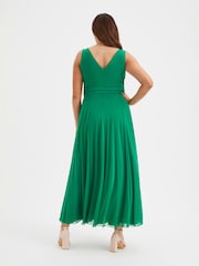 Scarlett & Jo Green Nancy Marilyn Mesh Maxi Dress - Image 4 of 6