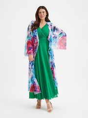 Scarlett & Jo Green Nancy Marilyn Mesh Maxi Dress - Image 5 of 6