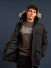 Trespass Pillaton Rainwear Black Jacket - Image 1 of 5