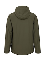 Mountain Warehouse Green Covert Mens Lightweight, Waterproof Outdoor Jacket - Image 4 of 4