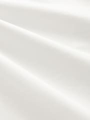 White Pleated Bib Front 100% Cotton Long Sleeve Shirt - Image 7 of 8