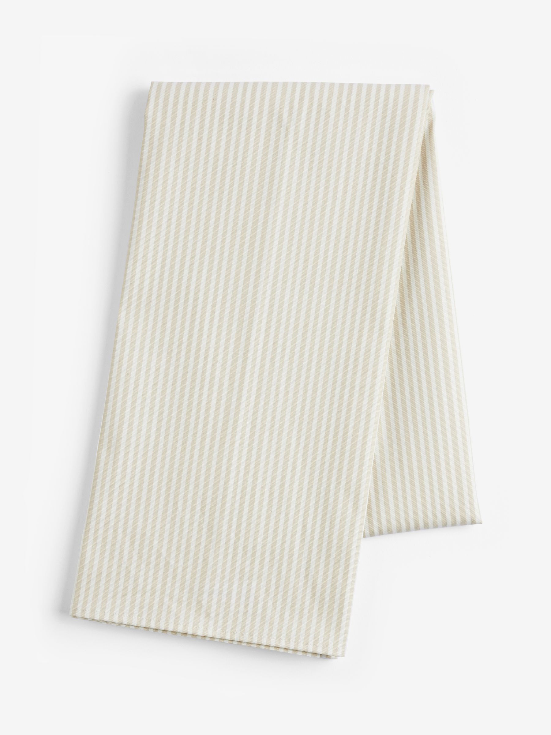 Next Clean In Store Buy Natural Bronx Stripe Wipe Clean Tablecloth from the Next UK online shop