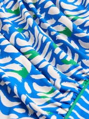 White Stuff Blue Splash Control Swimsuit - Image 7 of 7
