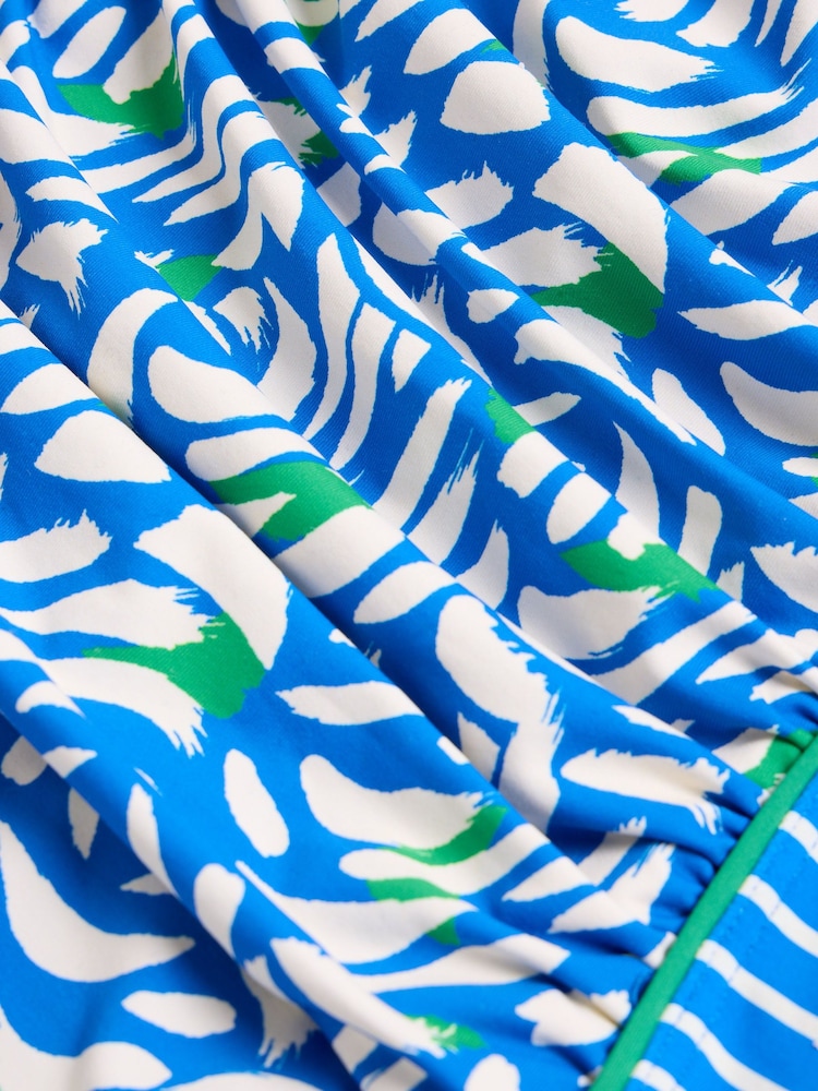 White Stuff Blue Splash Control Swimsuit - Image 7 of 7