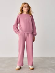 Baker by Ted Baker Back Print Sweat and Wide Leg Joggers Set - Image 1 of 14