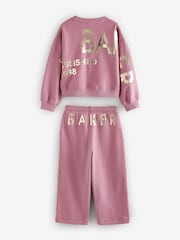 Baker by Ted Baker Back Print Sweat and Wide Leg Joggers Set - Image 10 of 14