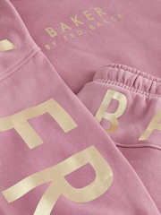 Baker by Ted Baker Back Print Sweat and Wide Leg Joggers Set - Image 12 of 14