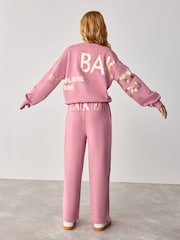 Baker by Ted Baker Back Print Sweat and Wide Leg Joggers Set - Image 2 of 14