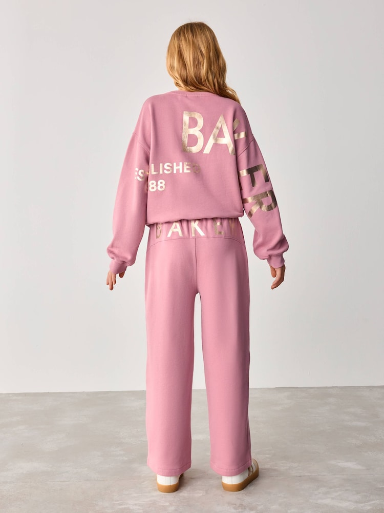 Buy Baker by Ted Baker Piece Logo Sweatshirt and Wide Leg