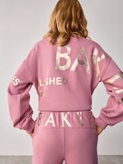 Baker by Ted Baker Back Print Sweat and Wide Leg Joggers Set - Image 4 of 14