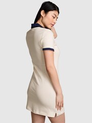 Victoria's Secret PINK White Shell Short Sleeve Rugby Dress - Image 2 of 3