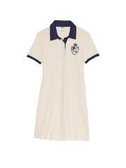 Victoria's Secret PINK White Shell Short Sleeve Rugby Dress - Image 3 of 3