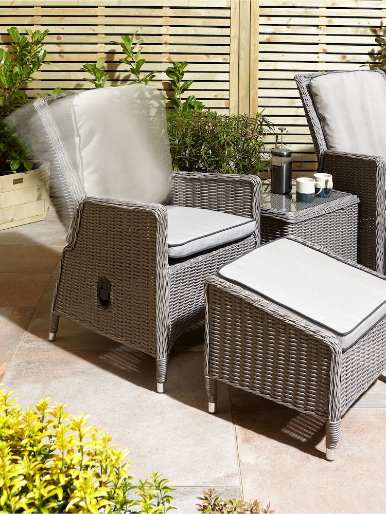 Rowlinson Natural Prestbury Garden Lounger Set - Image 2 of 4