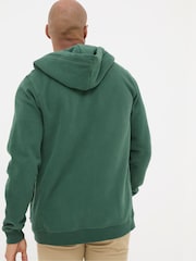 FatFace Brooke Dark Green Zip Through Hoodie - Image 2 of 5