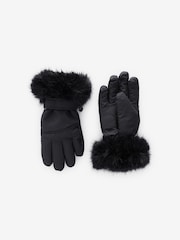 Black Ski Gloves (3-16yrs) - Image 1 of 1
