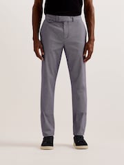 Ted Baker Blue Turney Slim Fit Dobby Chino Trousers - Image 2 of 5