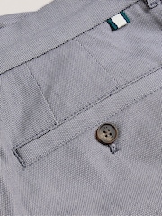 Ted Baker Blue Turney Slim Fit Dobby Chino Trousers - Image 5 of 5