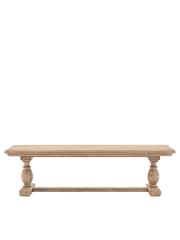 Gallery Home Natural Eastfield Dining Bench - Image 4 of 5