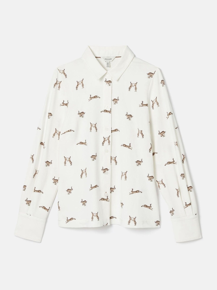 Cream Zajci - Joules Joules X Eleanor Tomlinson Jersey srajce - Slika 6 iz 6 Cream Zajci - Joules Joules X Eleanor Tomlinson Jersey srajce - Slika 6 iz 6